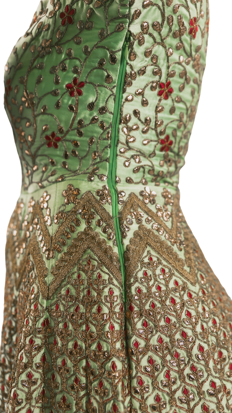 Mint Embroidered Anarkali - Preserve
